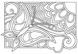 Download, print, color-in, colour-in Page 12 - butterfly